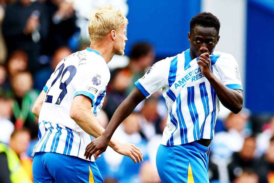 Minteh explains confusing celebration against Newcastle which angered Brighton fans Minteh explains confusing celebration against Newcastle which angered Brighton fans