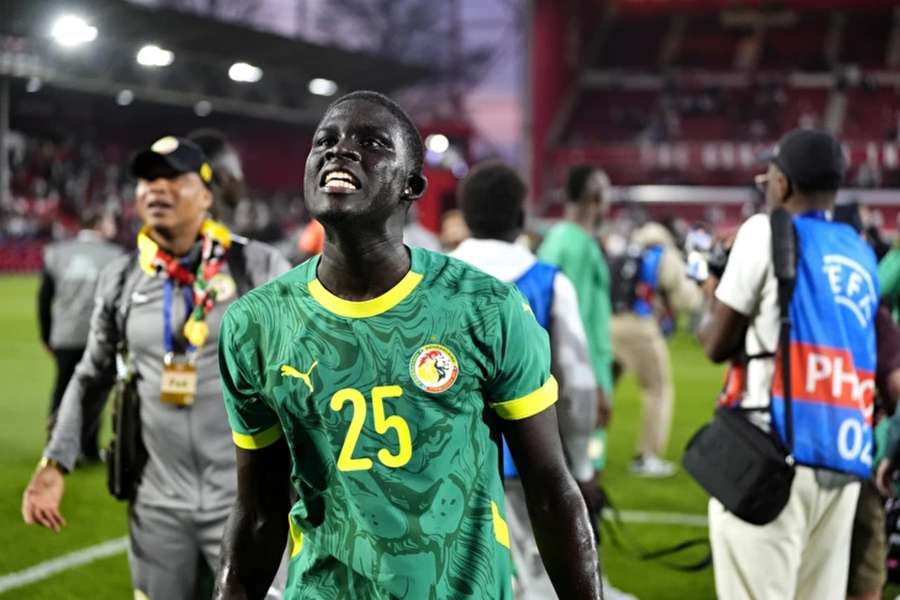 El Hadji Malick Diouf v dresu Senegalu.