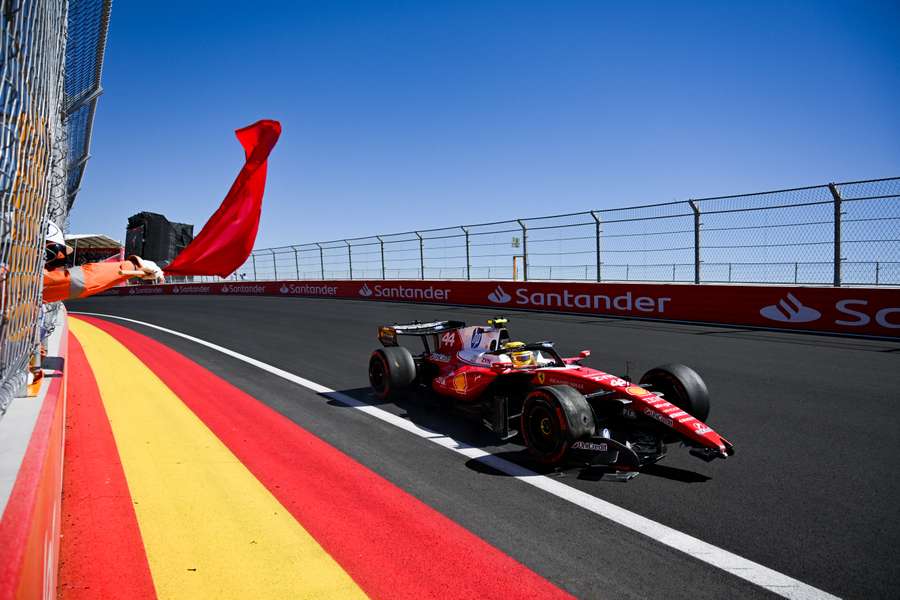 Hamilton destrozó su Ferrari en los Libres 3 de Madring Hamilton destrozó su Ferrari en los Libres 3 de Madring