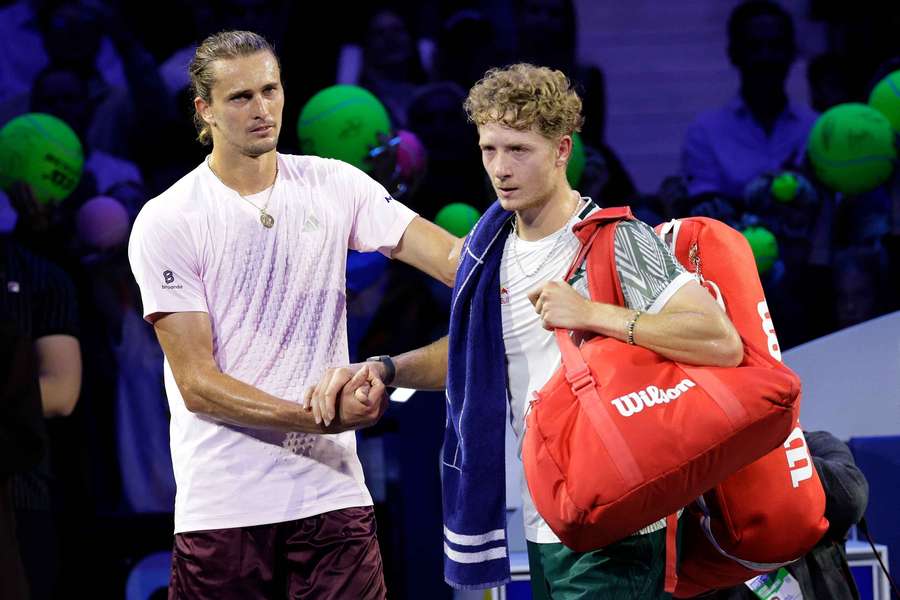 Landaluce, felicitado por el futuro número uno del tenis mundial Landaluce, felicitado por el futuro número uno del tenis mundial