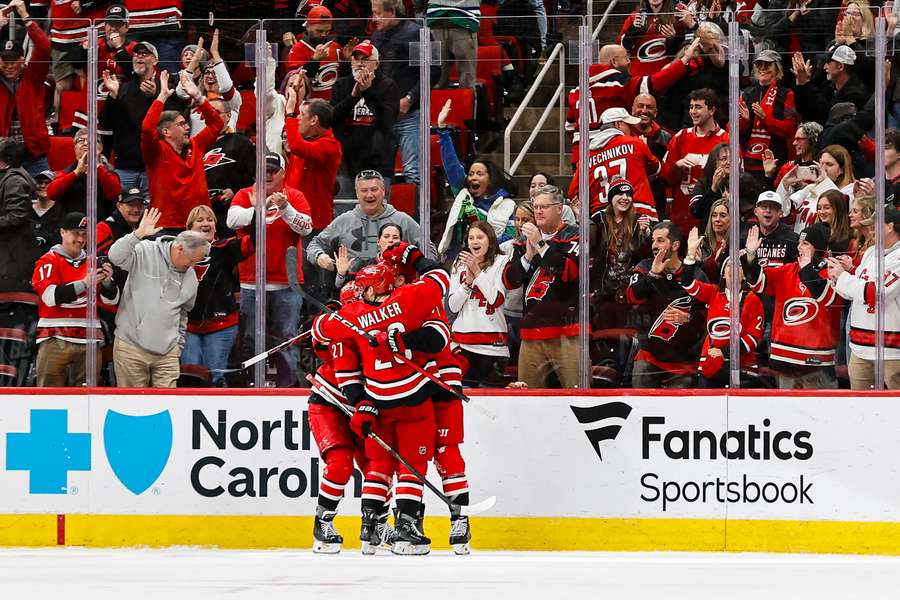 The Carolina Hurricanes won big on Friday night in the NHL.