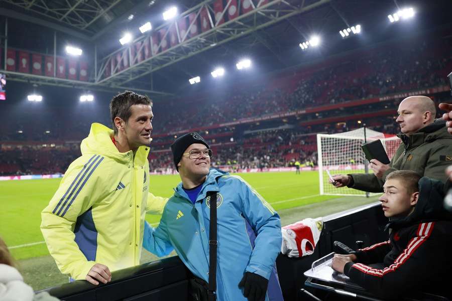 Cristi Chivu, la un meci caritabil între Ajax și Real Madrid, anul trecut