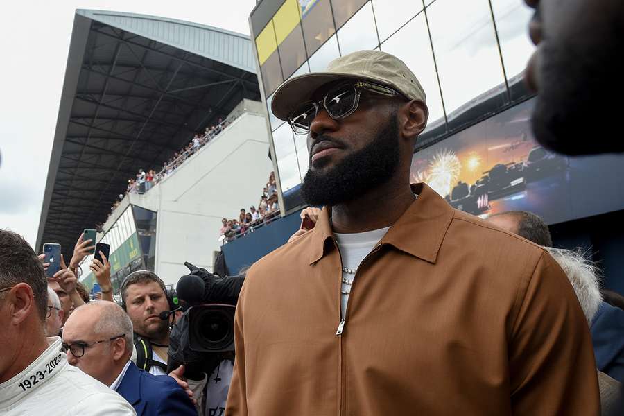 NBA's LeBron James gets 24 Hours of Le Mans underway