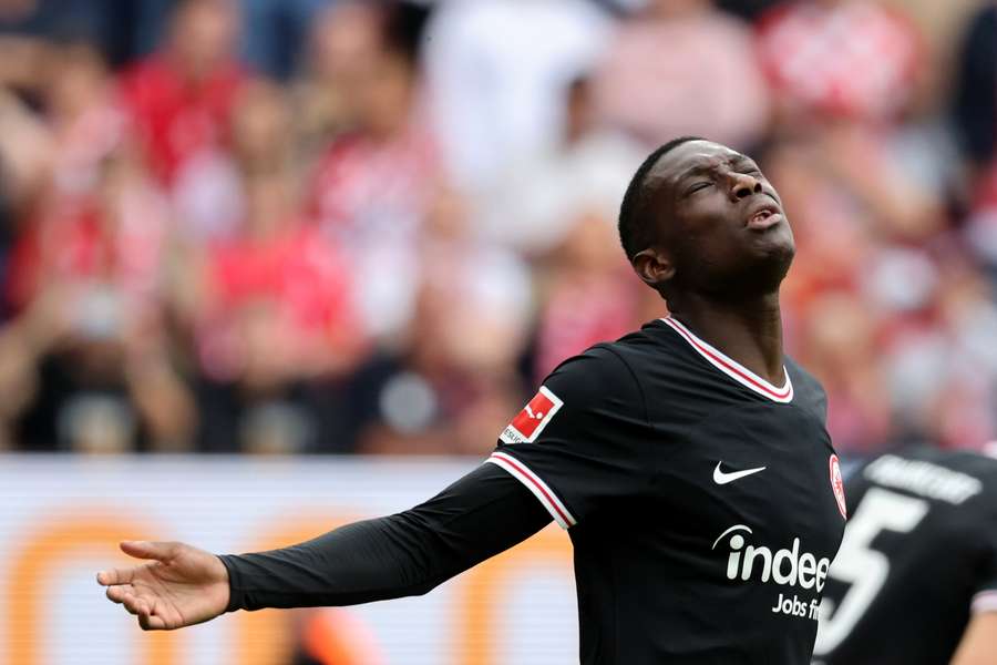 Kolo Muani speelde afgelopen weekend wellicht zijn laatste voor Frankfurt