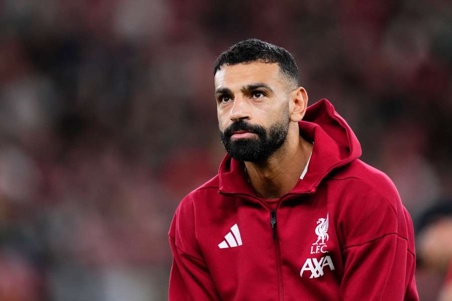 Mohamed Salah against Atlético Madrid last month.