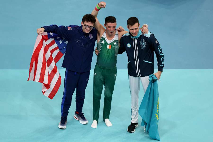 Ireland's McClenaghan wins historic Olympic pommel horse gold ...