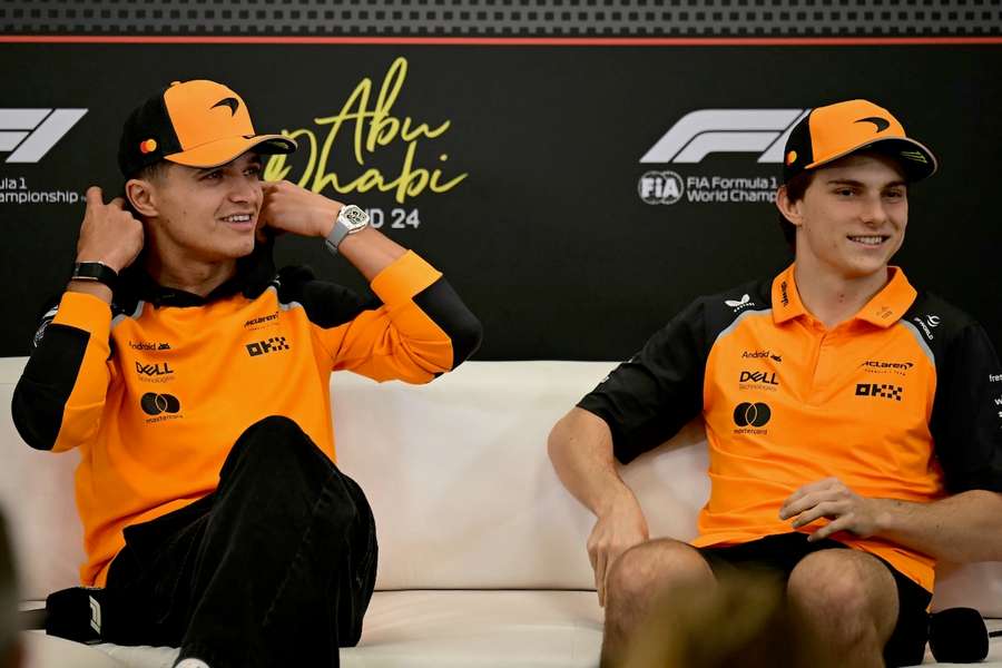 Lando Norris und Oscar Piastri stehen vor dem Formel-1-Abschluss in Abu Dhabi besonders im Fokus. Lando Norris und Oscar Piastri stehen vor dem Formel-1-Abschluss in Abu Dhabi besonders im Fokus.