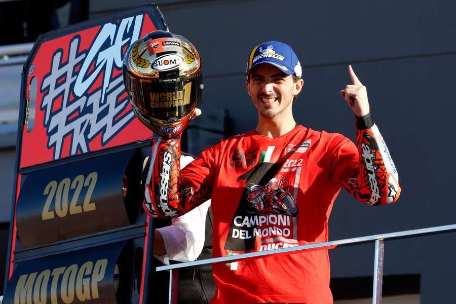 Francesco Bagnaia conquistou o seu primeiro título no MotoGP