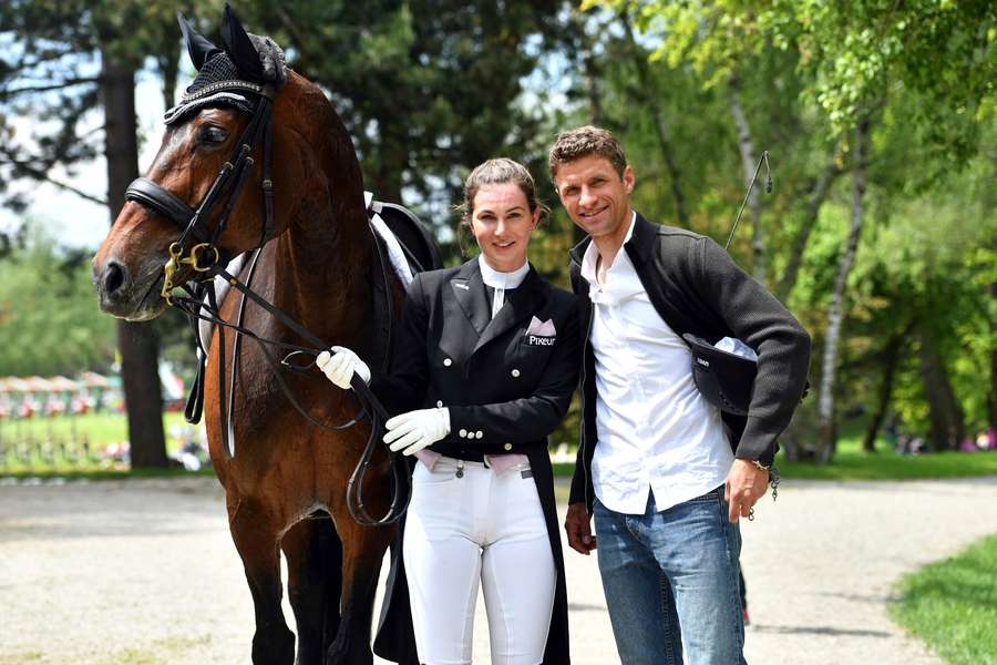 Thomas Müller tem uma estreita ligação familiar ao desporto equestre