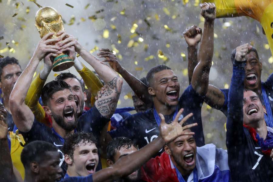 França celebra o título de 2018 França celebra o título de 2018