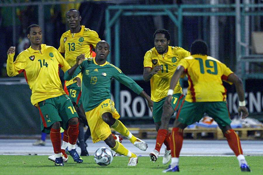 South Africa beat Cameroon 3-2 in 2008