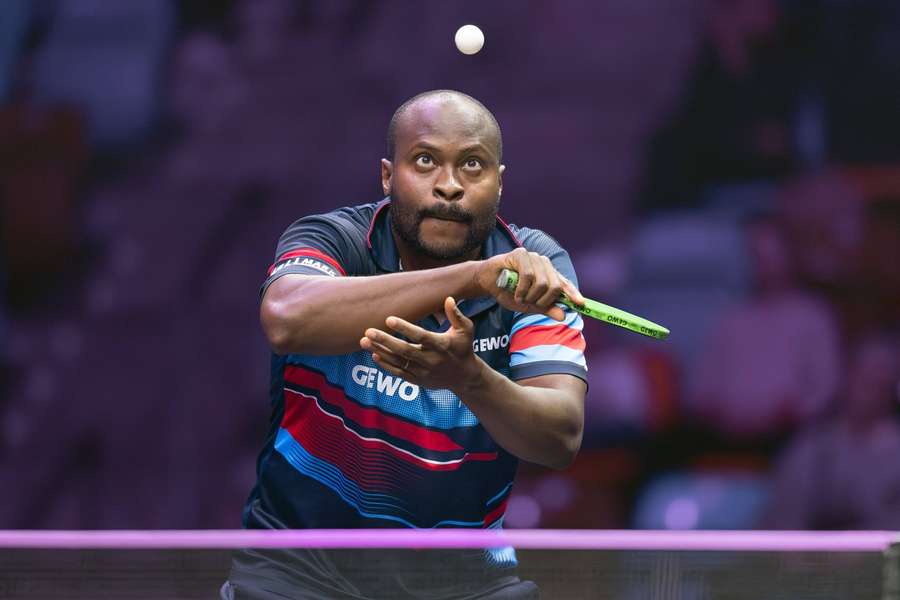 Quadri Aruna at WTT Champions Frankfurt