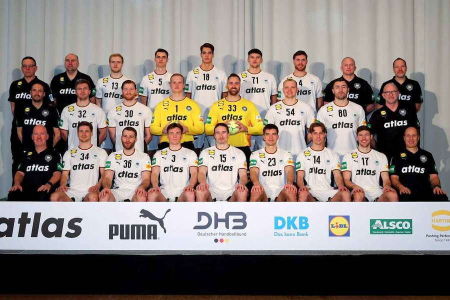The German national handball team The German national handball team