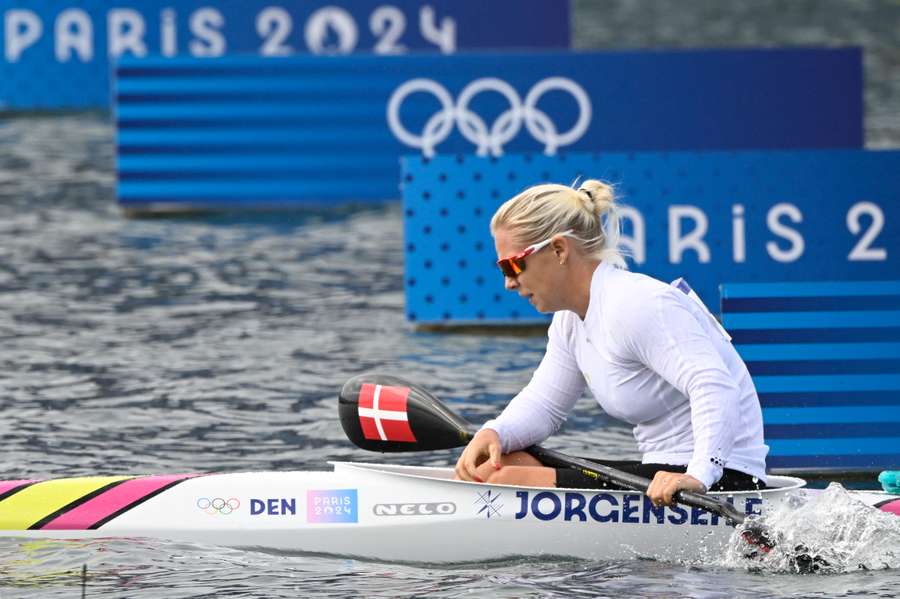 Aastrand på vandet.