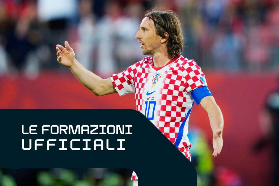 Luka Modric con la maglia della Croazia