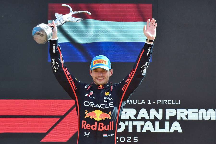 Max Verstappen à Monza.