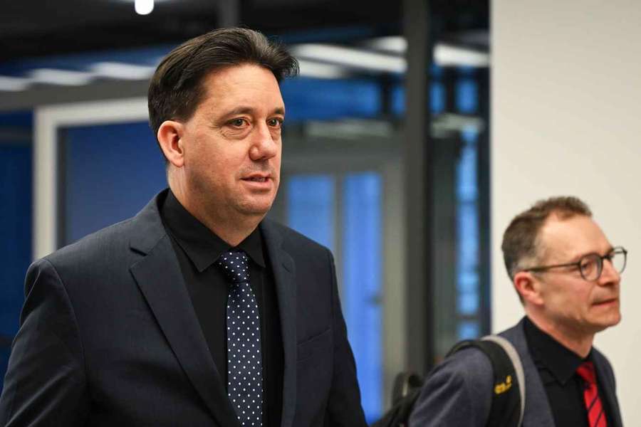 Manuel Gräfe im Frankfurter Oberlandesgericht.