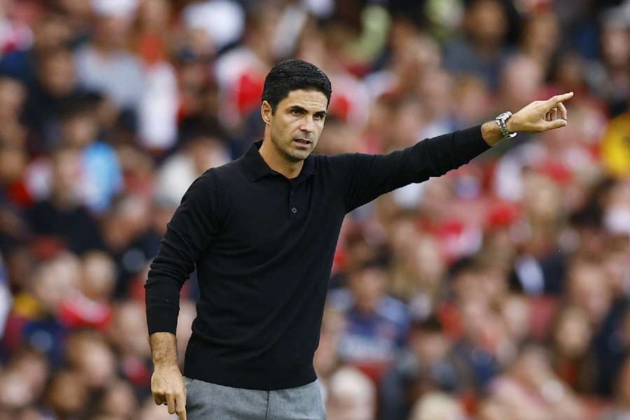 Arteta is looking at the Community Shield as a chance for a trophy