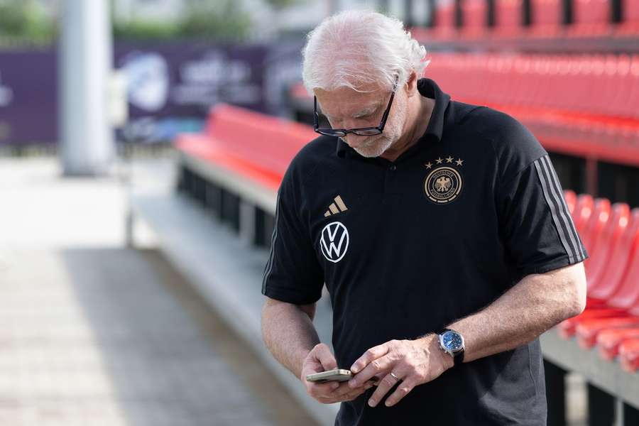 Rudi Völler im Rahmen der U21-EM.