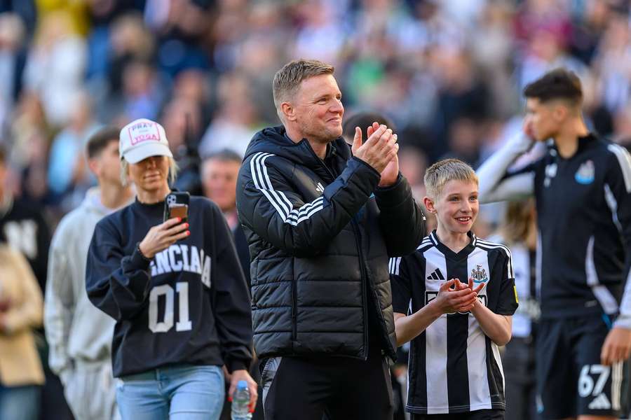 Newcastle Manager Eddie Howe After the Match Premier League against Everton Newcastle Manager Eddie Howe After the Match Premier League against Everton