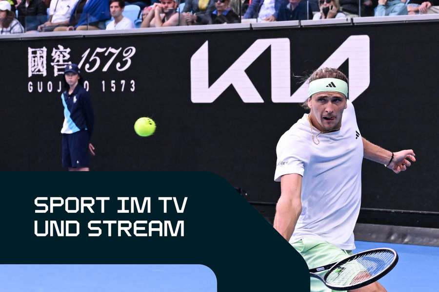 Sport live am Mittwoch: Alexander Zverev will in Melbourne einen Schritt zu seinem ersten Grand Slam-Titel machen.