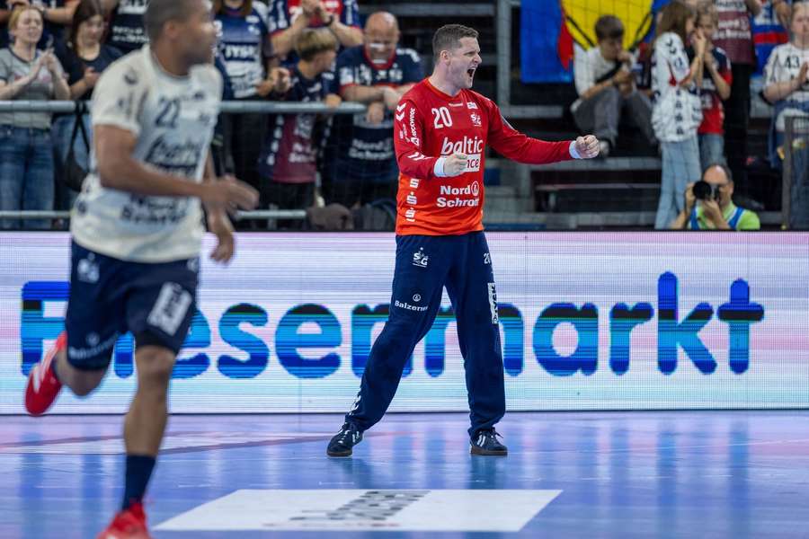 Kevin Moller was in superb form in the Flensburg goal