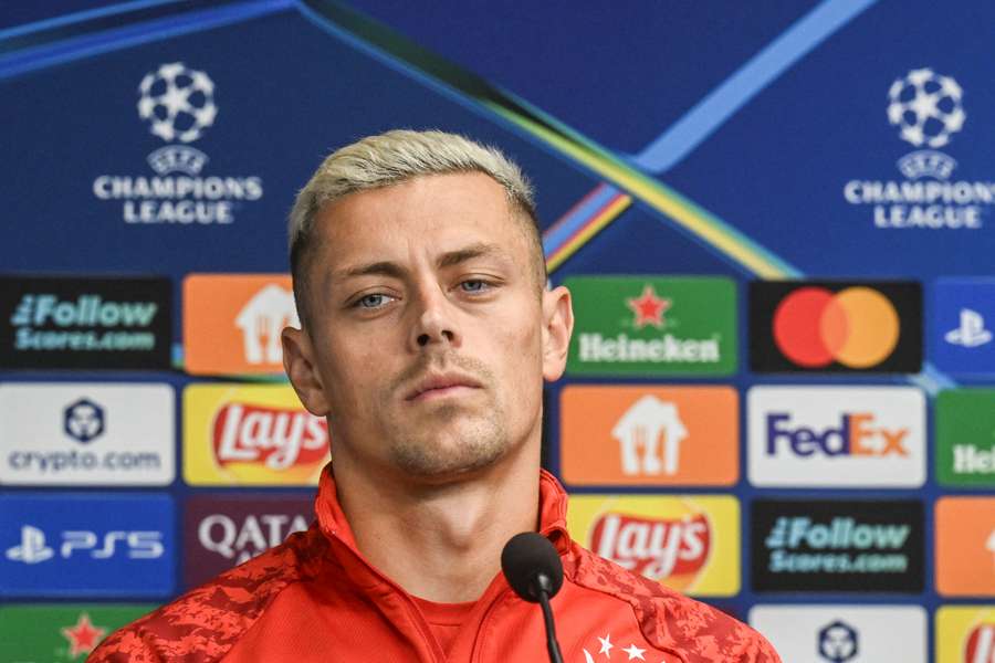 Tomáš Holeš na tiskové konferenci před startem LM.