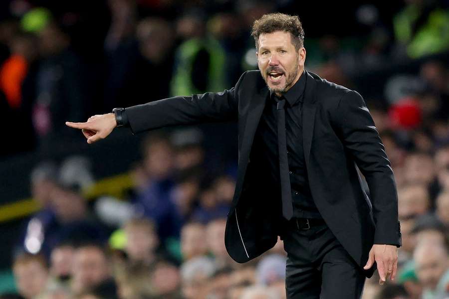 Diego Simeone stond voor de 450e keer langs de Atlético-zijlijn