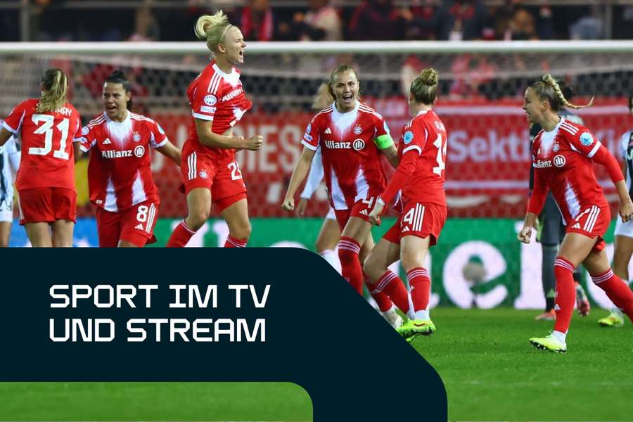 Sport live am Dienstag: Die Bayern-Frauen sind heute Abend in Nürnberg gefordert.