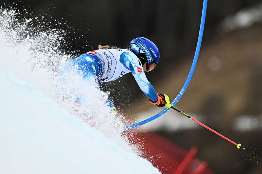 Mikaela Shiffrin bei der alpinen Ski-WM in Saalbach