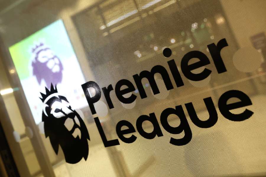 General view of Premier League sponsor General view of Premier League sponsor