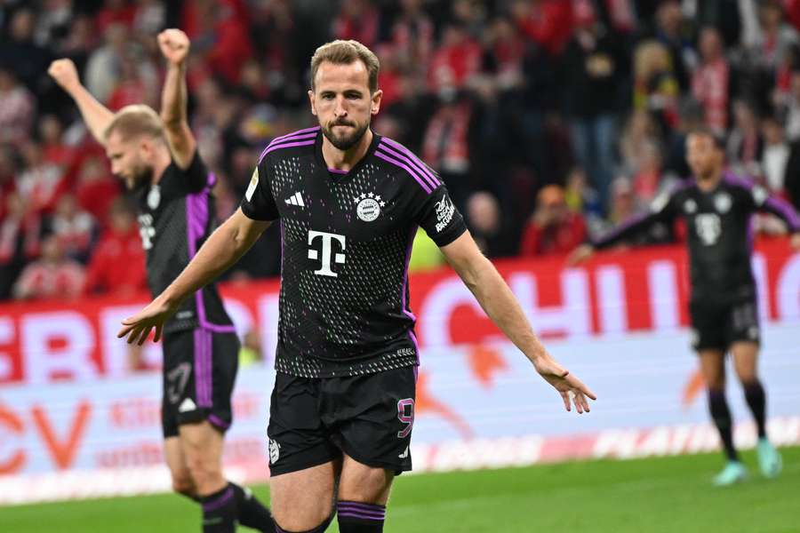 Harry Kane netted in the first half to score Bayern's second goal of the game