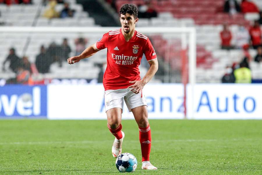 Tomás Araújo sem minutos oficiais pelo Benfica esta época
