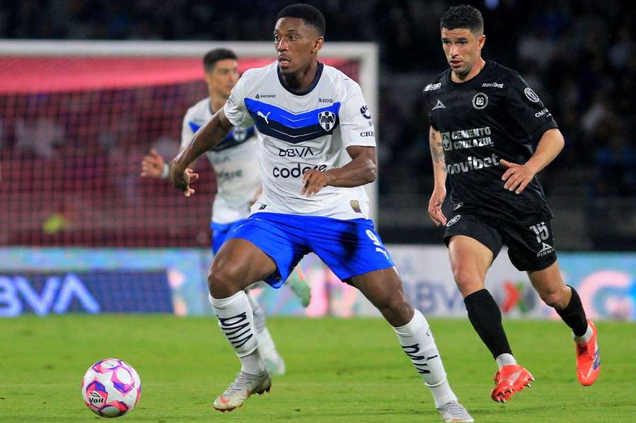 Anthony Martial in action for Monterrey Anthony Martial in action for Monterrey