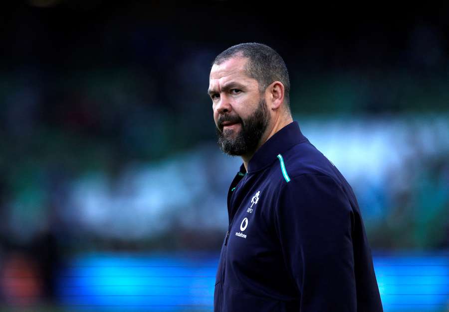 Andy Farrell will lead the Irish in France