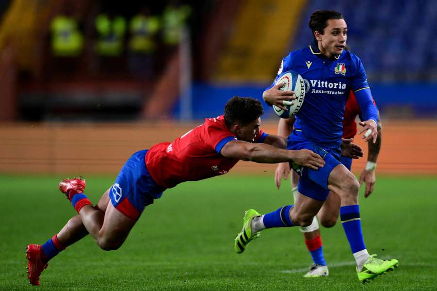 Capuozzo avec l'Italie.