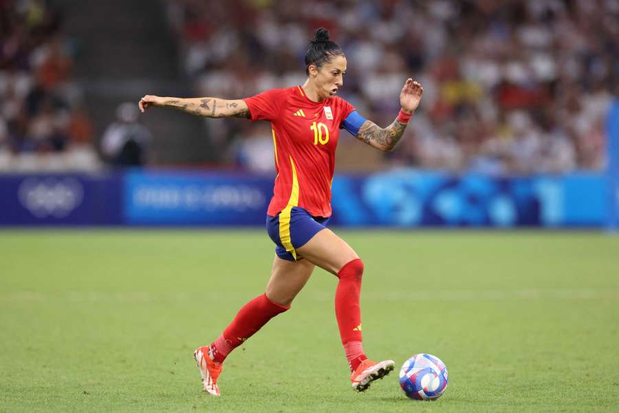 Jenni Hermoso, en un partido de España durante los Juegos Olímpicos.