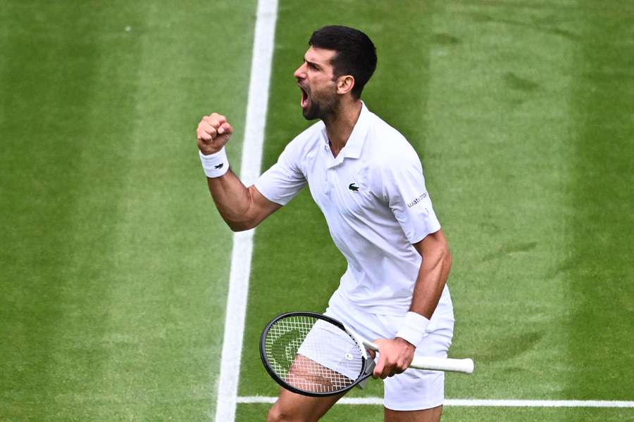 Djokovic foi pressionado, mas manteve a coragem para vencer