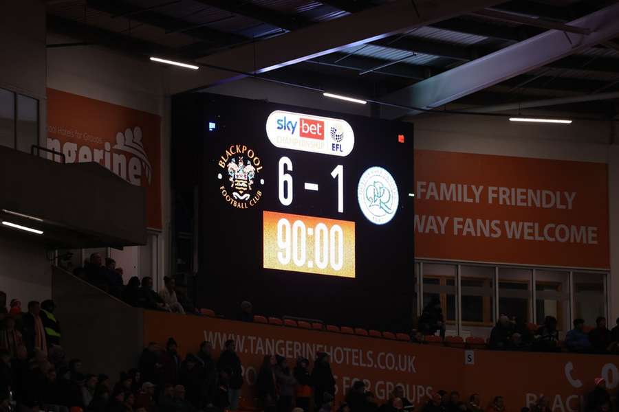An evening to remember for Blackpool fans