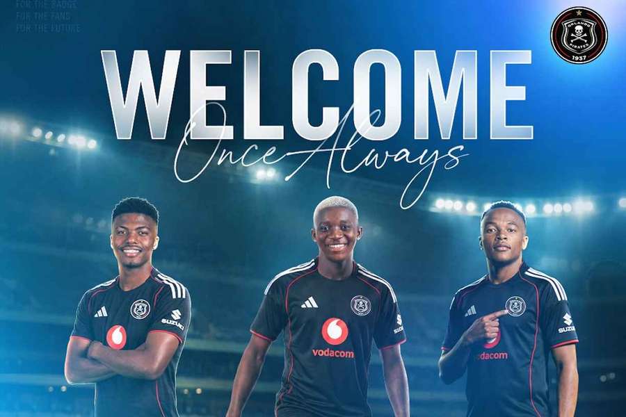 Orlando Pirates announce three new arrivals and three exits as rebuild continues