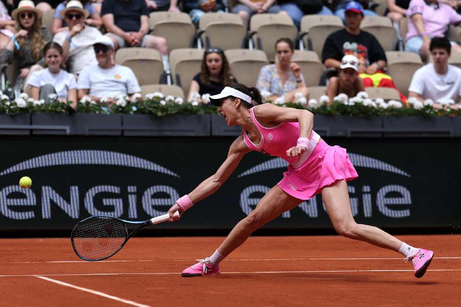 Sorana Cirstea in action Sorana Cirstea in action