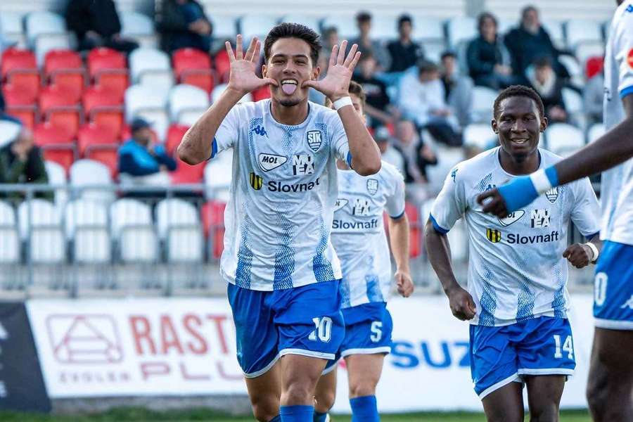 Gólová radosť Fellipeho Vieiru zo Šamorína.