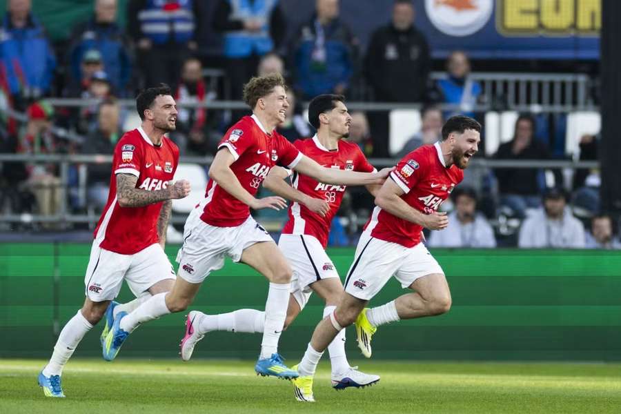 Radost hráčů AZ Alkmaar.