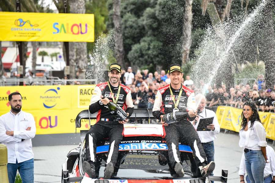 Toyota's Sebastien Ogier won his 55th round of WRC