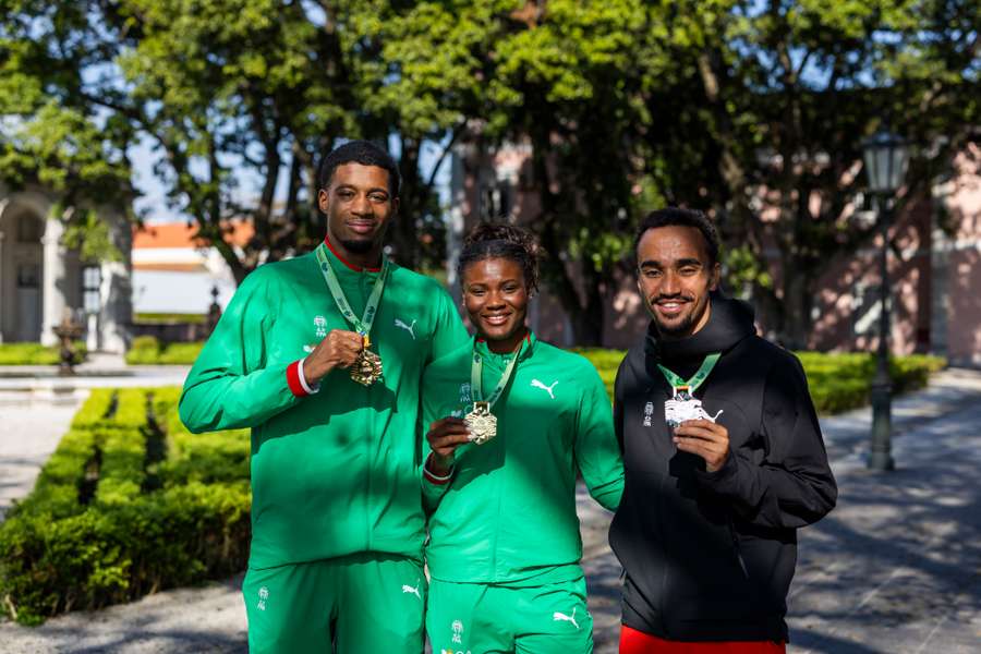 Gerson Baldé, Agate Sousa e Isaac Nader