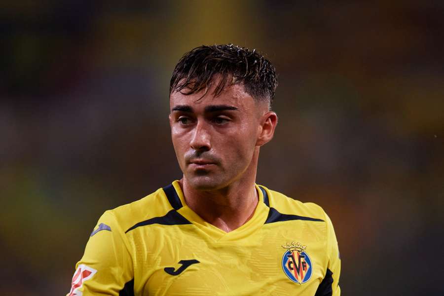 Moleiro, en un partido con el Villarreal Moleiro, en un partido con el Villarreal