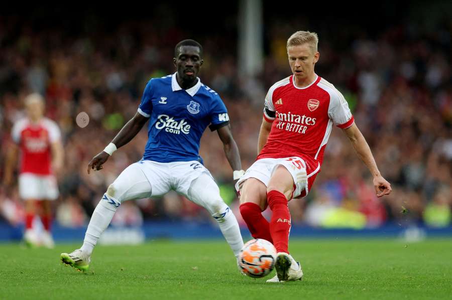 Gueye in action with Everton