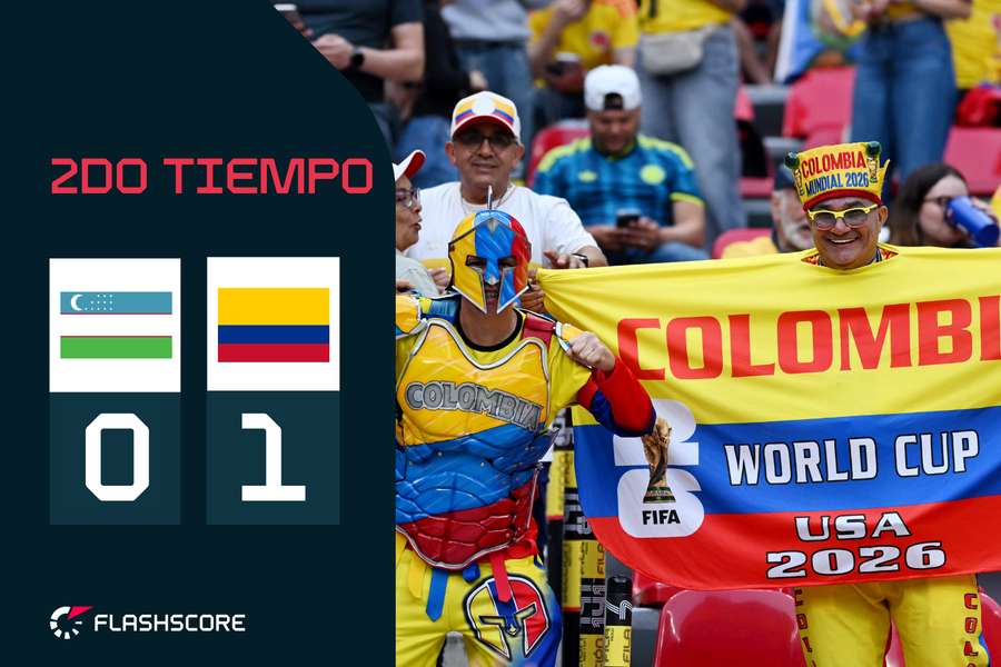 Colombia juega con Uzbekistán