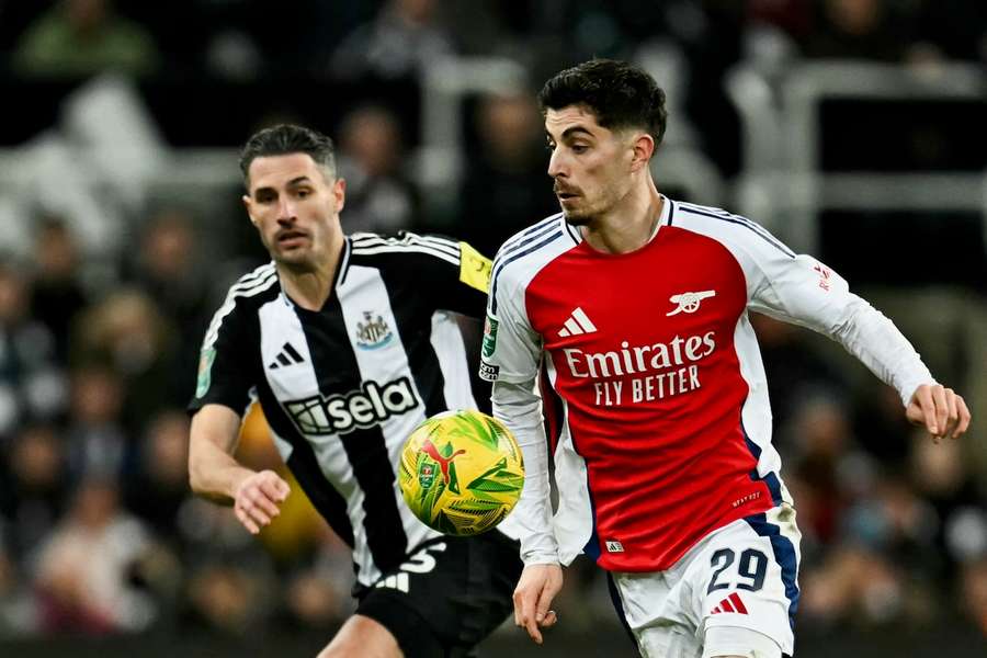 Kai Havertz arbeitet sich nach einer Verletzung beim FC Arsenal zurück.