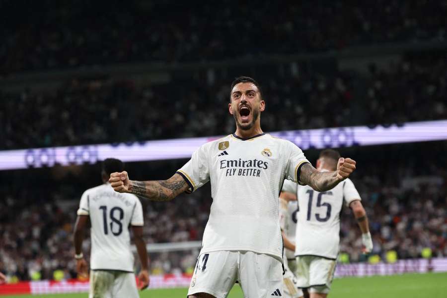 Joselu logró el gol de la victoria para el Real Madrid. 